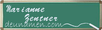 Marianne Zentner Visitenkarte